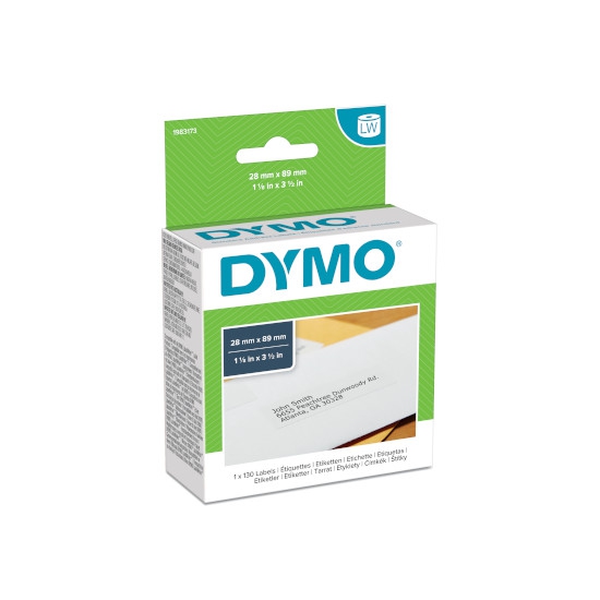 Dymo 1983173 LabelWriter etiket 28x89mm (1x130)  Dymo 1983173 LabelWriter etiket 28x89mm (1x130)
