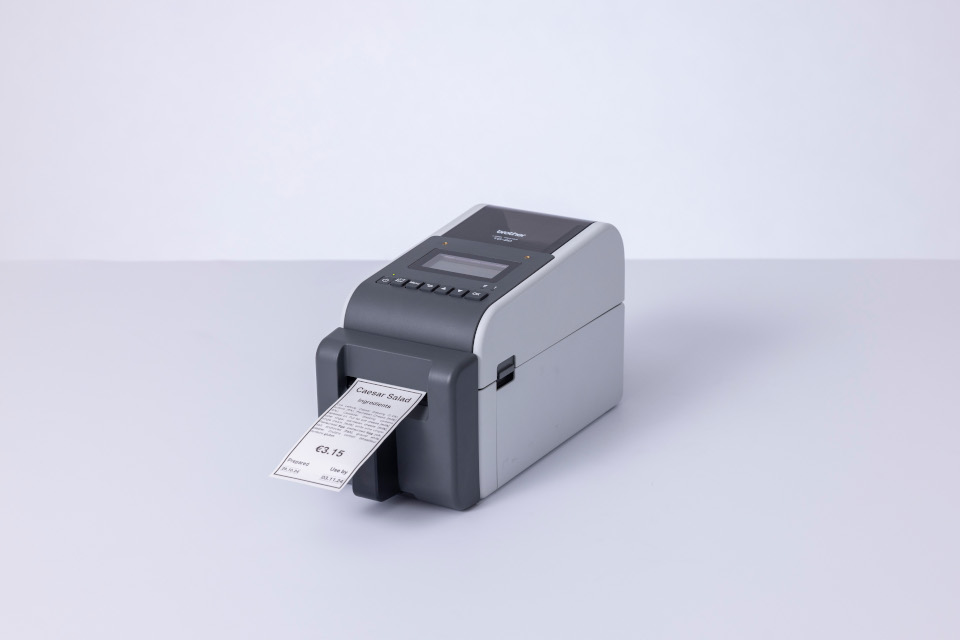 TD-2350DFC203 Professionele linerless labelprinter (wit/grijs), Direct thermisch, LCD scherm, 39 tot 58mm labelbreedte, 203 dpi TD-2350DFC203 Professionele linerless labelprinter (wit/grijs), Direct thermisch, LCD scherm, 39 tot 58mm labelbreedte, 203 dpi