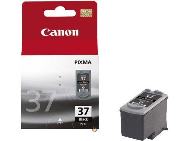 1335895 inkcartridge canon pg-37 zwart