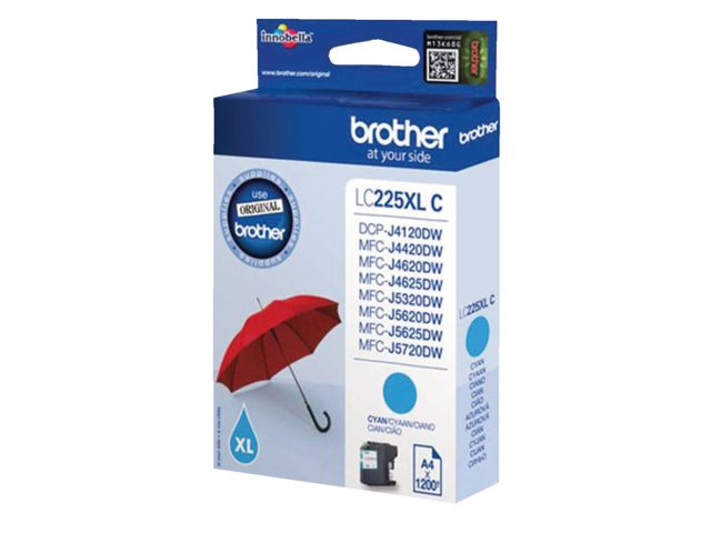 LC225XLC inkcartridge brother lc-225xl blauw