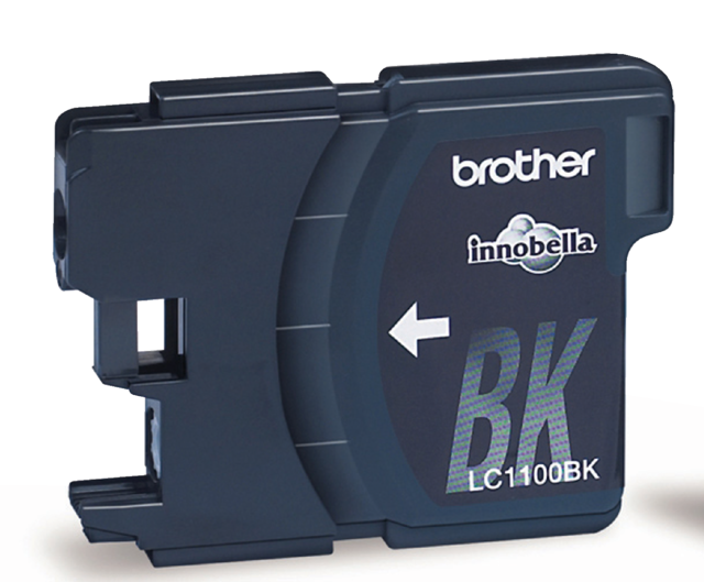 Inktcartridge Brother LC-1100BK2 zwart 2X Inktcartridge Brother LC-1100BK2 zwart 2X