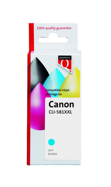 K20747PR inkcartridge quantore canon cli-581xxl blauw