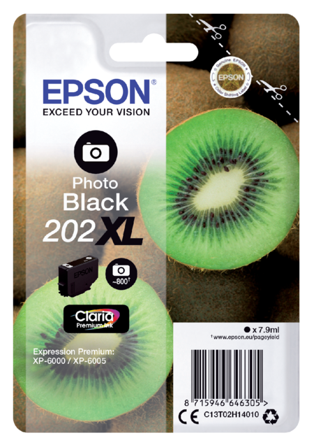 Inktcartridge Epson 202XL T02H14 foto zwart Inktcartridge Epson 202XL T02H14 foto zwart