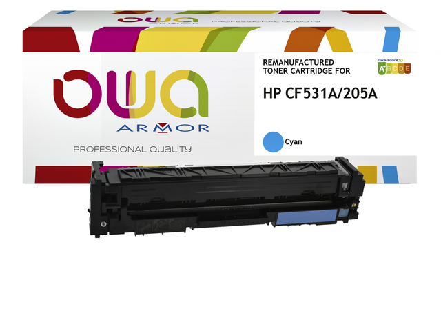 Tonercartridge OWA alternatief tbv HP CF531A blauw Tonercartridge OWA alternatief tbv HP CF531A blauw