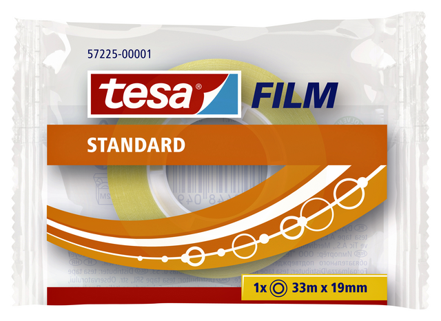 Plakband tesafilm® Standaard 33mx19mm transparant Plakband tesafilm® Standaard 33mx19mm transparant