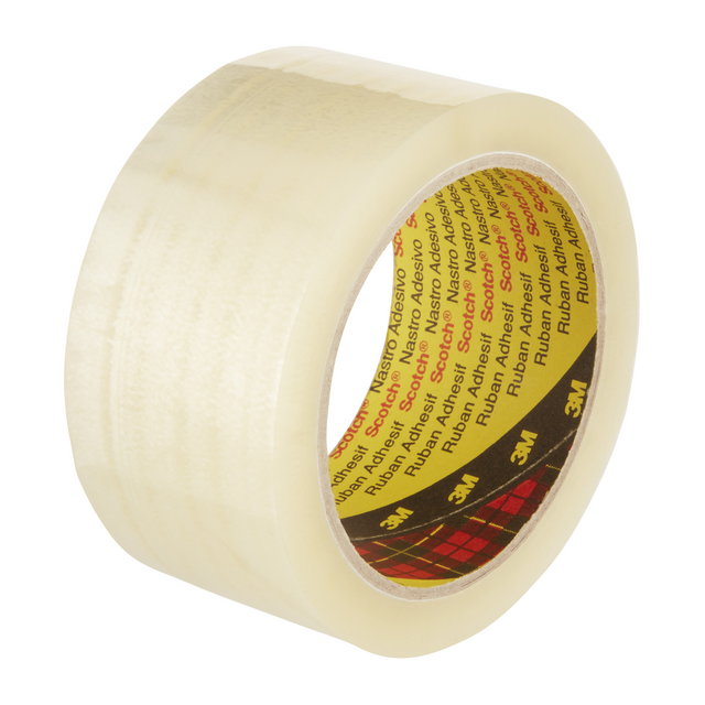 Verpakkingstape Scotch 371 50mmx66m transparant PP 6 rollen Verpakkingstape Scotch 371 50mmx66m transparant PP 6 rollen