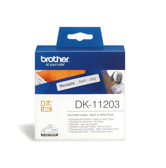 DK-11203 Map label 17 mm x 87 mm - wit DK-11203 Map label 17 mm x 87 mm - wit