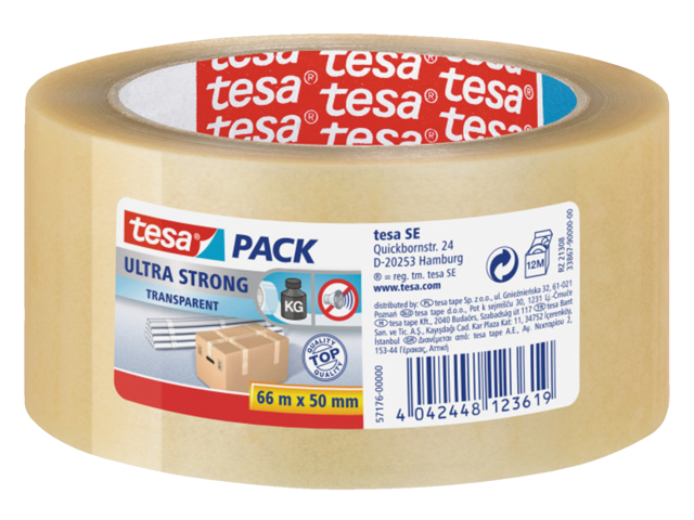 57176-00000-08 verpakkingstape tesa 50mmx66m pvc tr