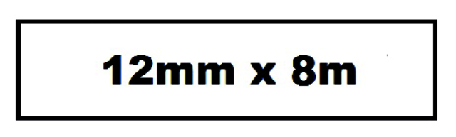 Q231 labeltape quantore tze-231 12mmx8m wit/zwart