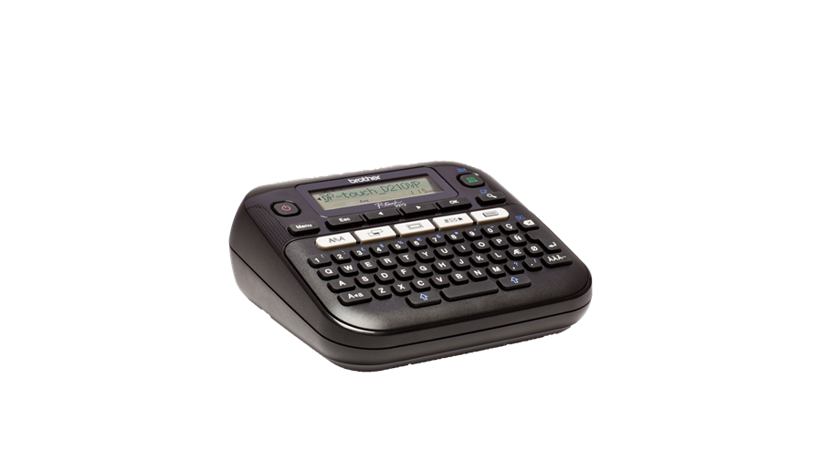 Brother PT-D210VP tafelmodel labelprinter met koffer en adapter Brother PT-D210VP tafelmodel labelprinter met koffer en adapter