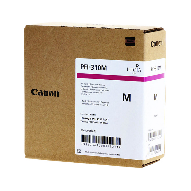 Inktcartridge Canon PFI-310 rood Inktcartridge Canon PFI-310 rood
