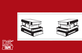 DK-22205 Doorlopende papier tape 62 mm x 30,48m - wit - zelfklevend DK-22205 Doorlopende papier tape 62 mm x 30,48m - wit - zelfklevend
