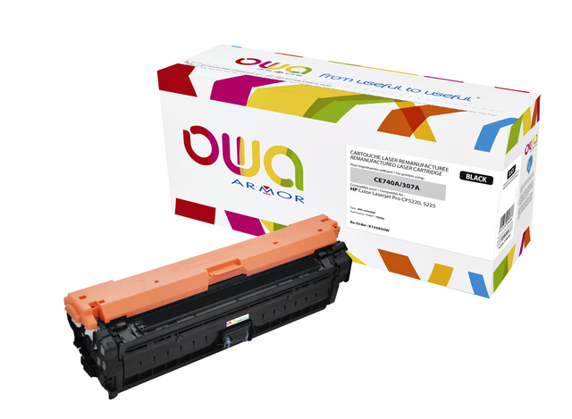 Tonercartridge OWA alternatief tbv HP CE740A zwart Tonercartridge OWA alternatief tbv HP CE740A zwart