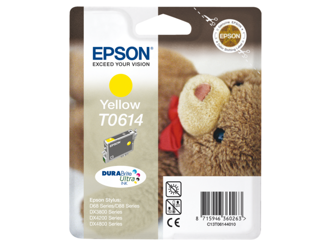 1354377 inkcartridge epson t061440 geel