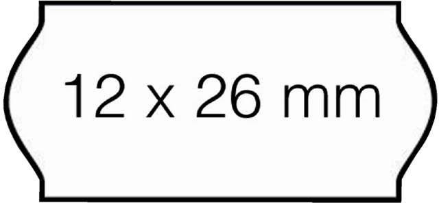 PRIJSETIKET 12X26MM SATO SAMARK AFNEEMBAAR WIT