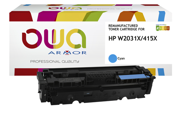 Tonercartridge OWA alternatief tbv HP W2031X blauw Tonercartridge OWA alternatief tbv HP W2031X blauw