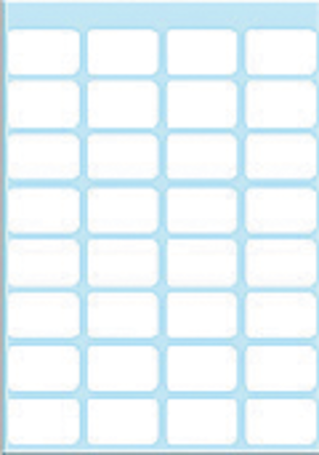 Etiket HERMA 3640 12x19mm wit 224 stuks Etiket HERMA 3640 12x19mm wit 224 stuks