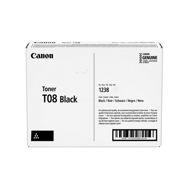 Tonercartridge Canon T08 zwart Tonercartridge Canon T08 zwart