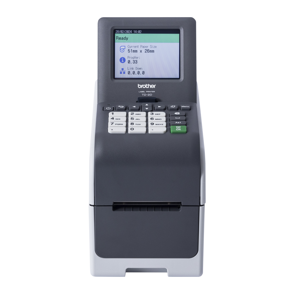 TD-2320DSA203 Professionele desktoplabelprinter (wit/grijs), Direct thermisch, 203dpi, USB, LAN TD-2320DSA203 Professionele desktoplabelprinter (wit/grijs), Direct thermisch, 203dpi, USB, LAN