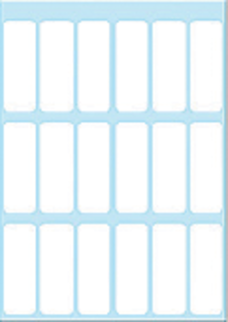 Etiket HERMA 3650 12x34mm wit 126 stuks