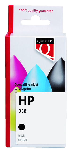 K20216PR inkcartridge quantore hp 338 c8765ee zwart