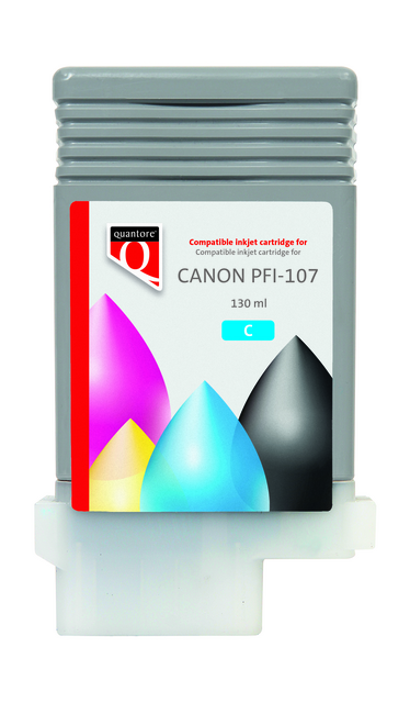 B45519PR inkcartridge quantore canon pfi-107 blauw