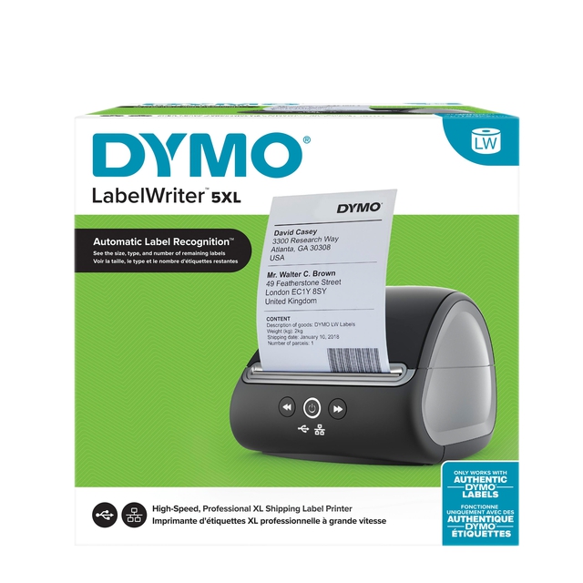 Dymo LabelWriter 5XL labelprinter box Dymo LabelWriter 5XL labelprinter box