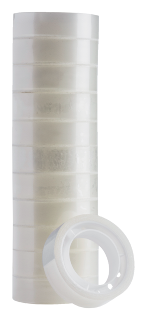 Plakband Quantore 12mmx10m transparant Plakband Quantore 12mmx10m transparant