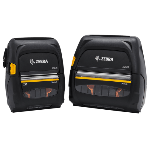 Zebra ZQ500 Series, 8 dots/mm (203 dpi), display, BT, WLAN, ext. Bat. Zebra ZQ500 Series, 8 dots/mm (203 dpi), display, BT, WLAN, ext. Bat.