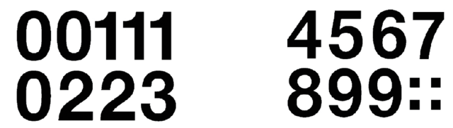 Etiket HERMA 4189 33mm getallen 0-9 zwart 16stuks Etiket HERMA 4189 33mm getallen 0-9 zwart 16stuks