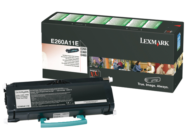 1445459 tonercartridge lexmark e260a11e prebate 3.5k zwart