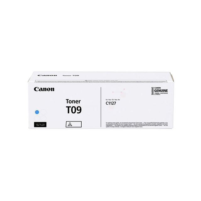 Tonercartridge Canon T09 blauw Tonercartridge Canon T09 blauw