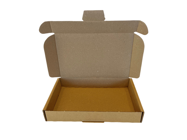 Brievenbusbox IEZZY A6 180x115x28mm karton bruin Brievenbusbox IEZZY A6 180x115x28mm karton bruin