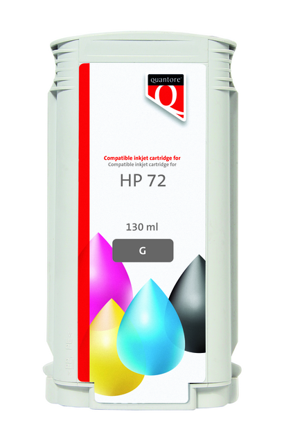 B45113PR inkcartridge quantore hp 72 c9374a grijs