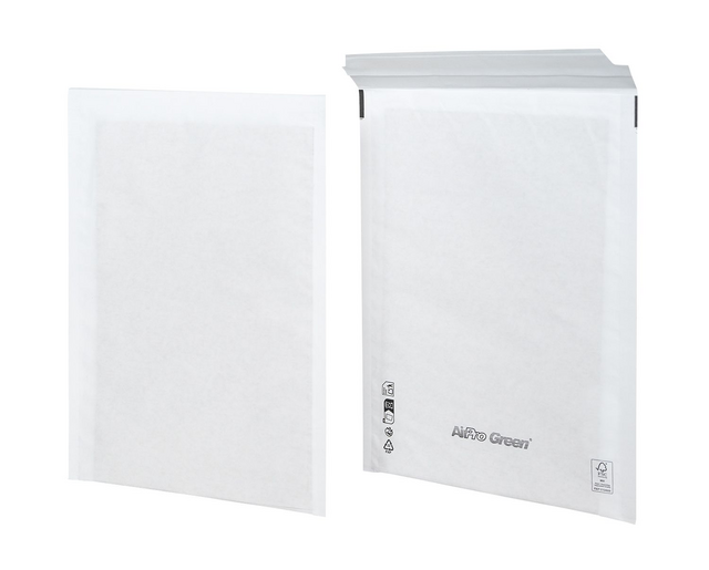 Luchtkussenenvelop AirPro Green IEZZY 17/G 250x350mm wit 100 stuks Luchtkussenenvelop AirPro Green IEZZY 17/G 250x350mm wit 100 stuks