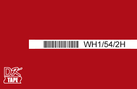 DK-22214 Doorlopende papier tape 12mm x 30,48m - wit - zelfklevend DK-22214 Doorlopende papier tape 12mm x 30,48m - wit - zelfklevend