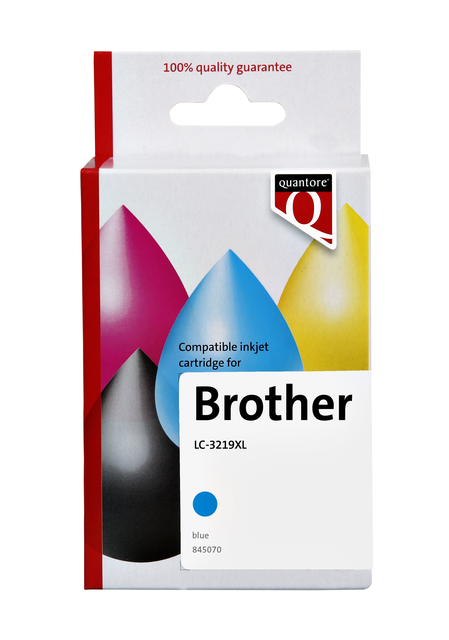 K12709PR inkcartridge quantore bro lc-3219xl blauw