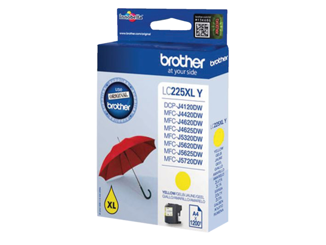 LC225XLY inkcartridge brother lc-225xl geel