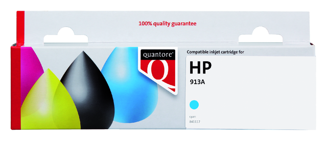 K20732PR inkcartridge quantore hp 913a f6t77ae blauw