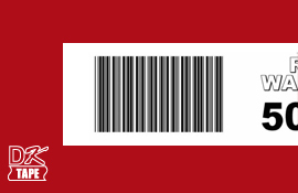 DK-22212 Doorlopende duurzame film, 62 mm x 15,24 m - wit - zelfklevend DK-22212 Doorlopende duurzame film, 62 mm x 15,24 m - wit - zelfklevend