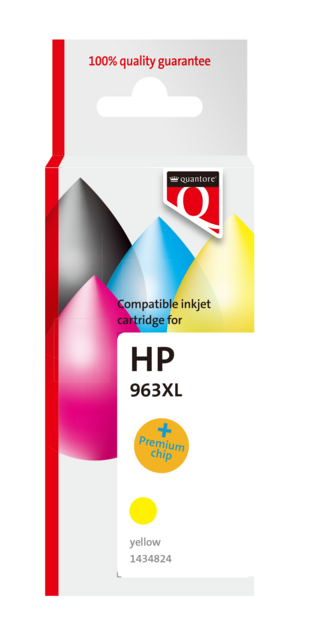 Inktcartridge Quantore alternatief tbv Hp 963XL 3JA29AE hc geel Inktcartridge Quantore alternatief tbv Hp 963XL 3JA29AE hc geel