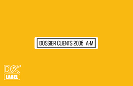 DK-11203 Map label 17 mm x 87 mm - wit DK-11203 Map label 17 mm x 87 mm - wit