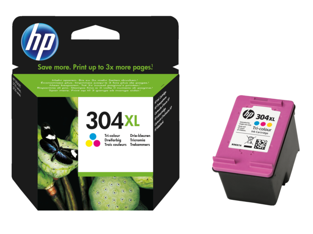 2553230 inkcartridge hp 304xl n9k07ae kleur