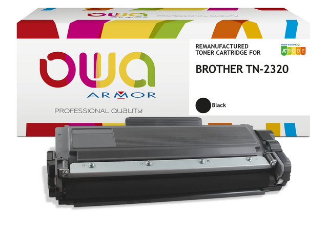 Toner OWA alternatief tbv Brother TN-2320 zwart jumbo
