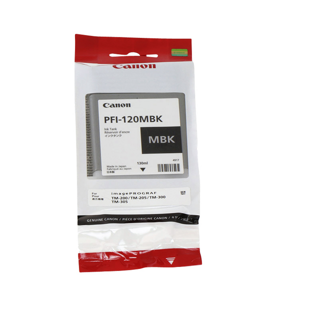 Inktcartridge Canon PFI-120 mat zwart Inktcartridge Canon PFI-120 mat zwart