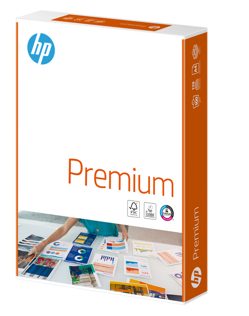 Kopieerpapier HP Premium A4 100gr wit 500 vel Kopieerpapier HP Premium A4 100gr wit 500 vel