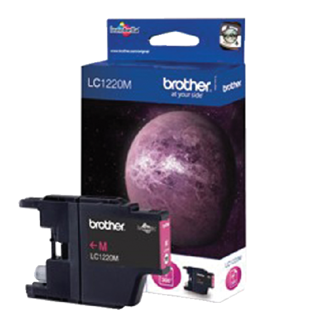 Inktcartridge Brother LC-1220M rood Inktcartridge Brother LC-1220M rood