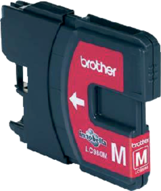 Inktcartridge Brother LC-980M rood Inktcartridge Brother LC-980M rood