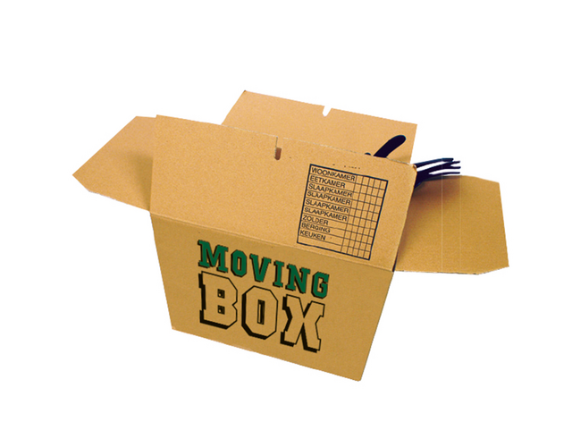 Verhuisdoos CleverPack bedrukt 480x320x360mm pak à 25 stuks Verhuisdoos CleverPack bedrukt 480x320x360mm pak à 25 stuks