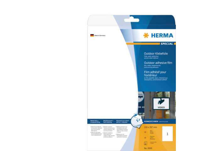 9500 etiket herma 9500 210x297mm 10st